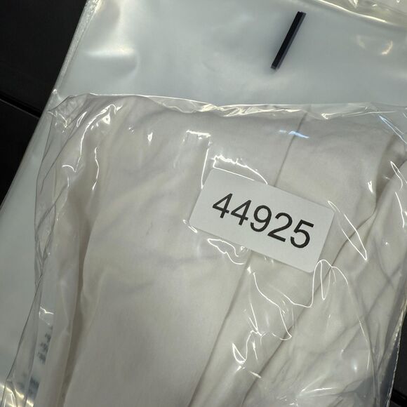 Calvin Klein Shirt Boys 18 White Button Up Slim Fit Stretch Long Sleeve Regular - Picture 7 of 7